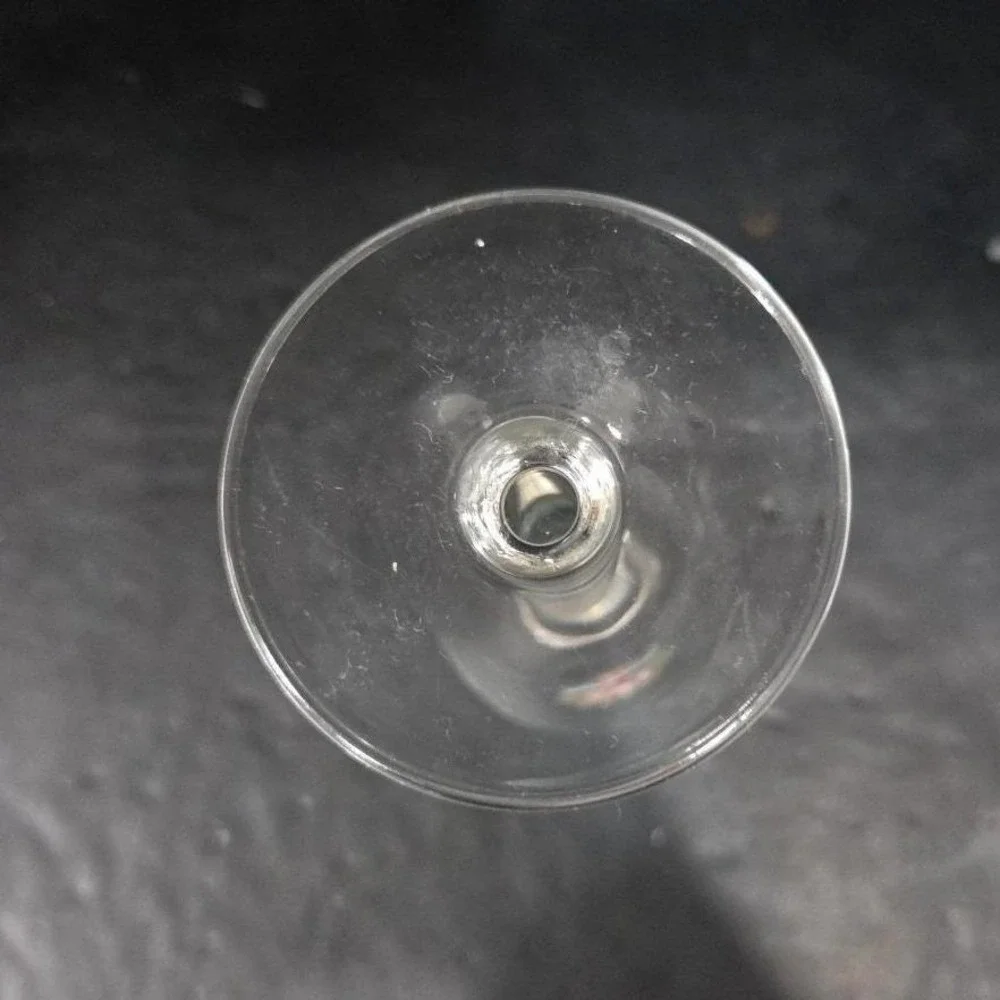 Pêcher Mignon‎ Fluted Cocktail Glass, Vintage Mid-Century Stemware, Barware